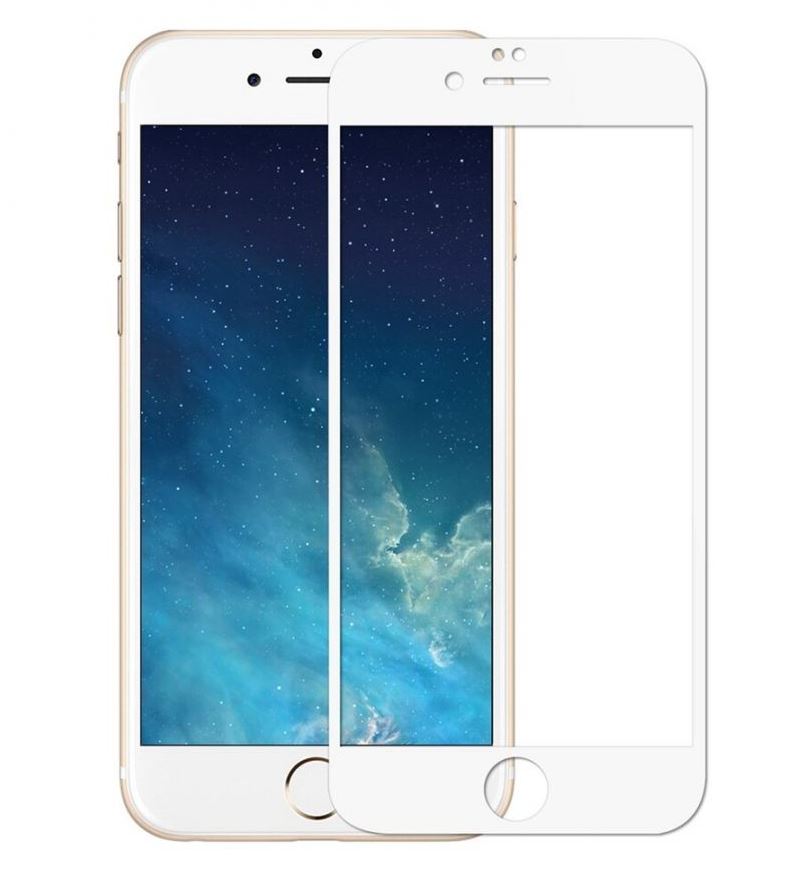 

Защитное Стекло 10D для iPhone 6, белое