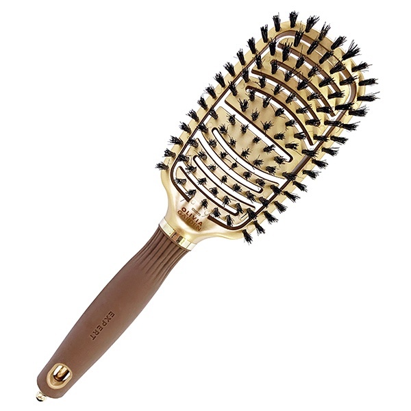 Щетка для укладки волос Expert Care Flex Boar Bristles Goldbrown профессиональная щетка для укладки волос blow brush vess с 150 с 150 ручки сиреневый