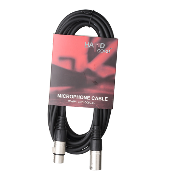

Кабель HardCord MCX-50 XLR-XLR, 5м, MCX-50