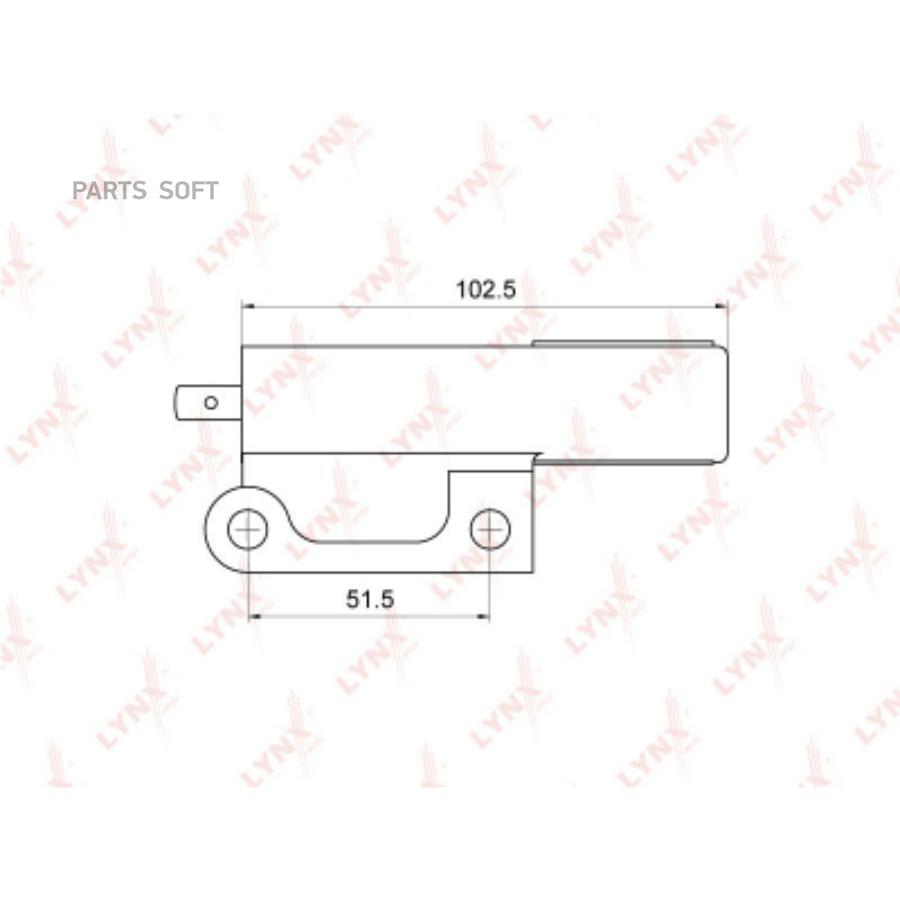 

PT-1013_натяжитель ремня ГРМ! Mitsubishi Pajero 3.0 V6 94>