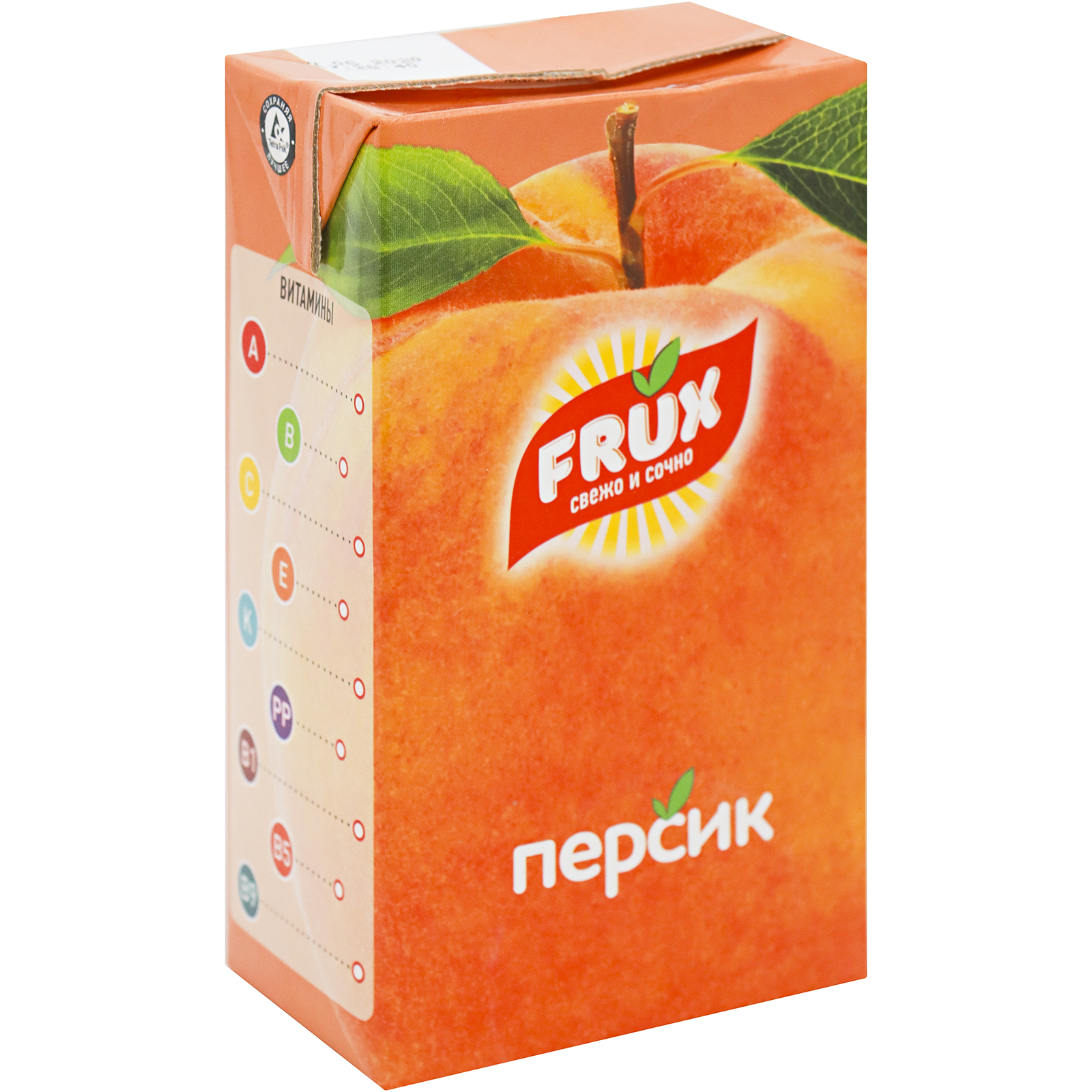 

Напиток сокосодержащий Frux персик стерилизованный 1 л