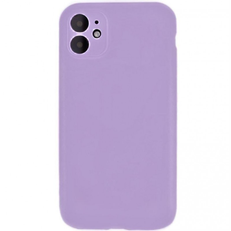 

Чехол Silicone для iPhone 11 с защитой камеры Overlay (Аметистовый), iPhone 11