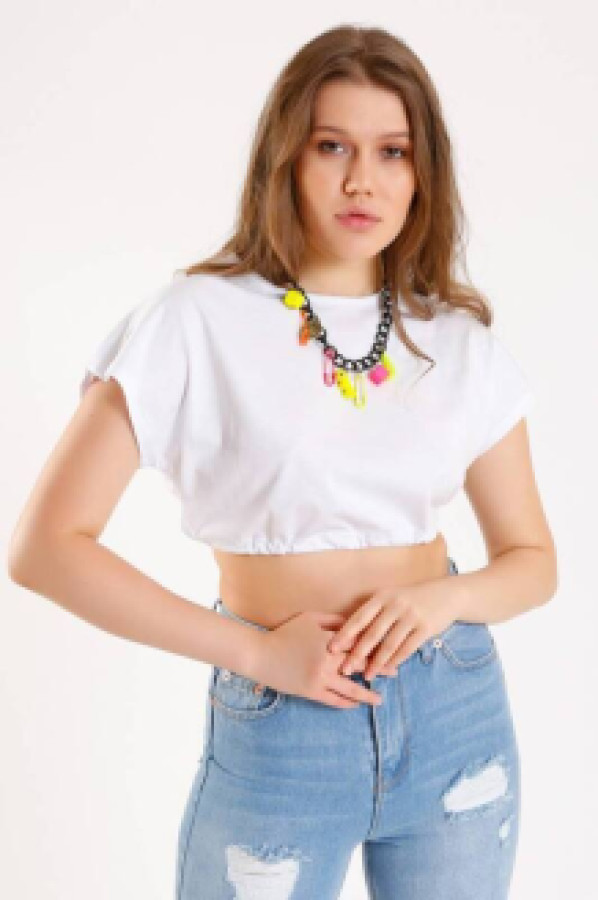 

Футболка женская Zechka SS003 белая M, Белый, SS003