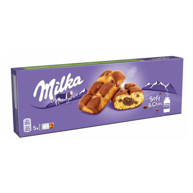 

Пирожное Milka бисквитное с шоколадной начинкой 175 г