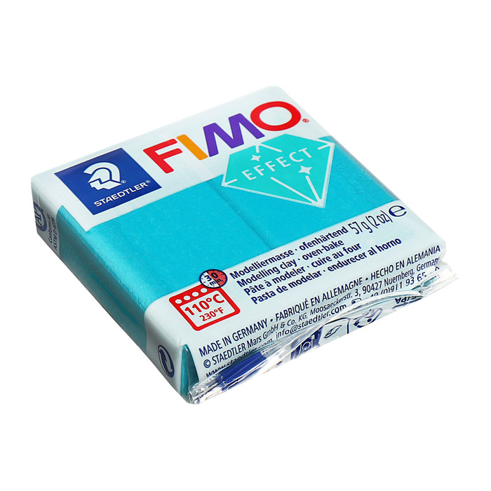 

Пластика-полимерная глина запекаемая FIMO effect галактический бирюзовый 8010-392 57г