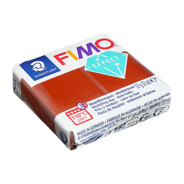 

Пластика-полимерная глина запекаемая FIMO effect медный 8010-27 57г
