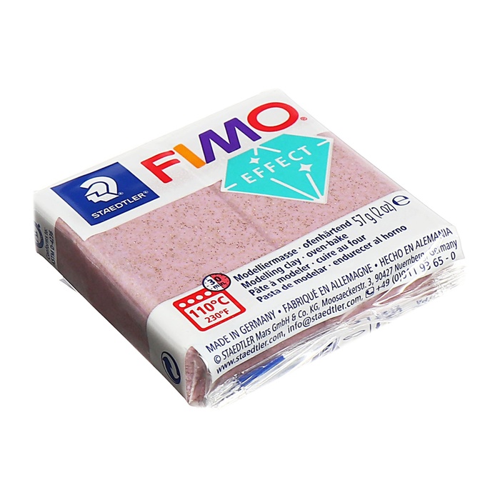 

Пластика-полимерная глина запекаемая FIMO effect розовое золото 8010-212 57г