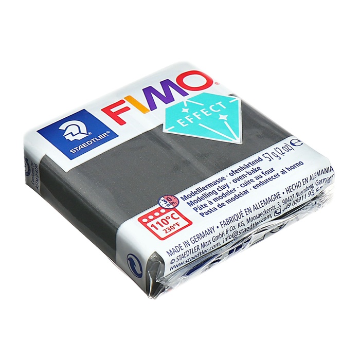 

Пластика-полимерная глина запекаемая FIMO effect серый металлик 8010-91 57г