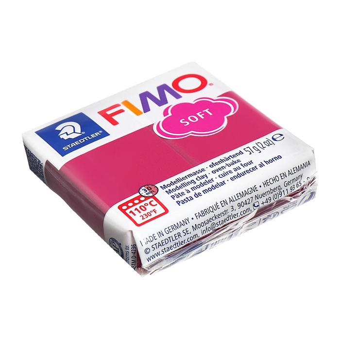 

Пластика-полимерная глина запекаемая FIMO soft замороженная ягода 8020-T23 57г