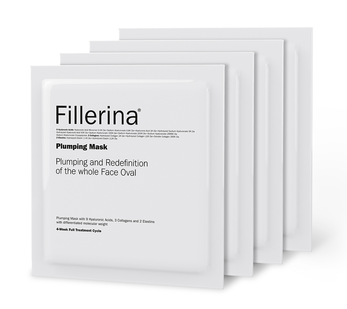 фото Тканевая маска для лица fillerina 12ha plumping mask, 4 шт.