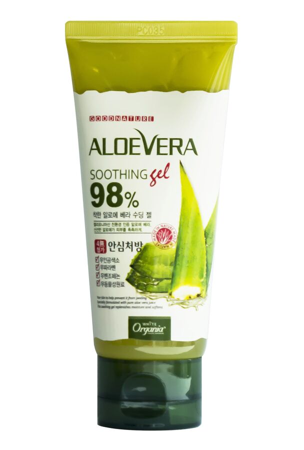 Гель для тела и лица White Organia Aloe Vera Soothing Gel 98% Алоэ Вера, 100 г skinterria лосьон перед депиляцией с экстрактом алоэ и мяты 250