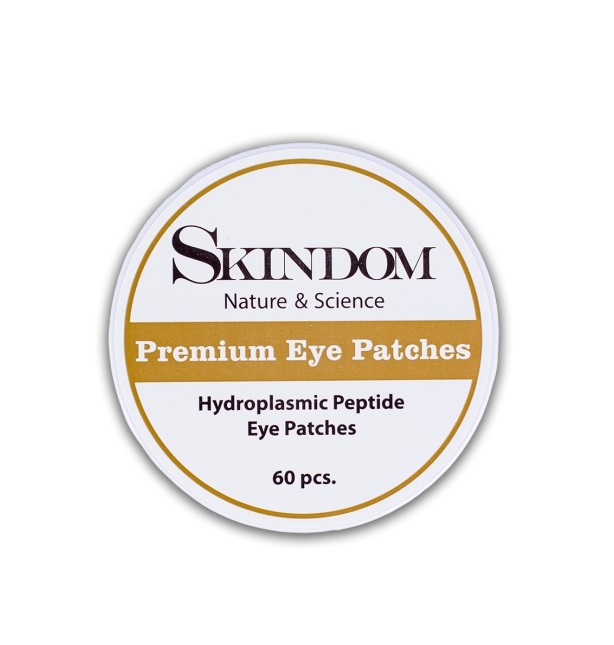 фото Патчи для глаз с маслом макадамии skindom hydroplasmic peptide eye patches, 60 шт