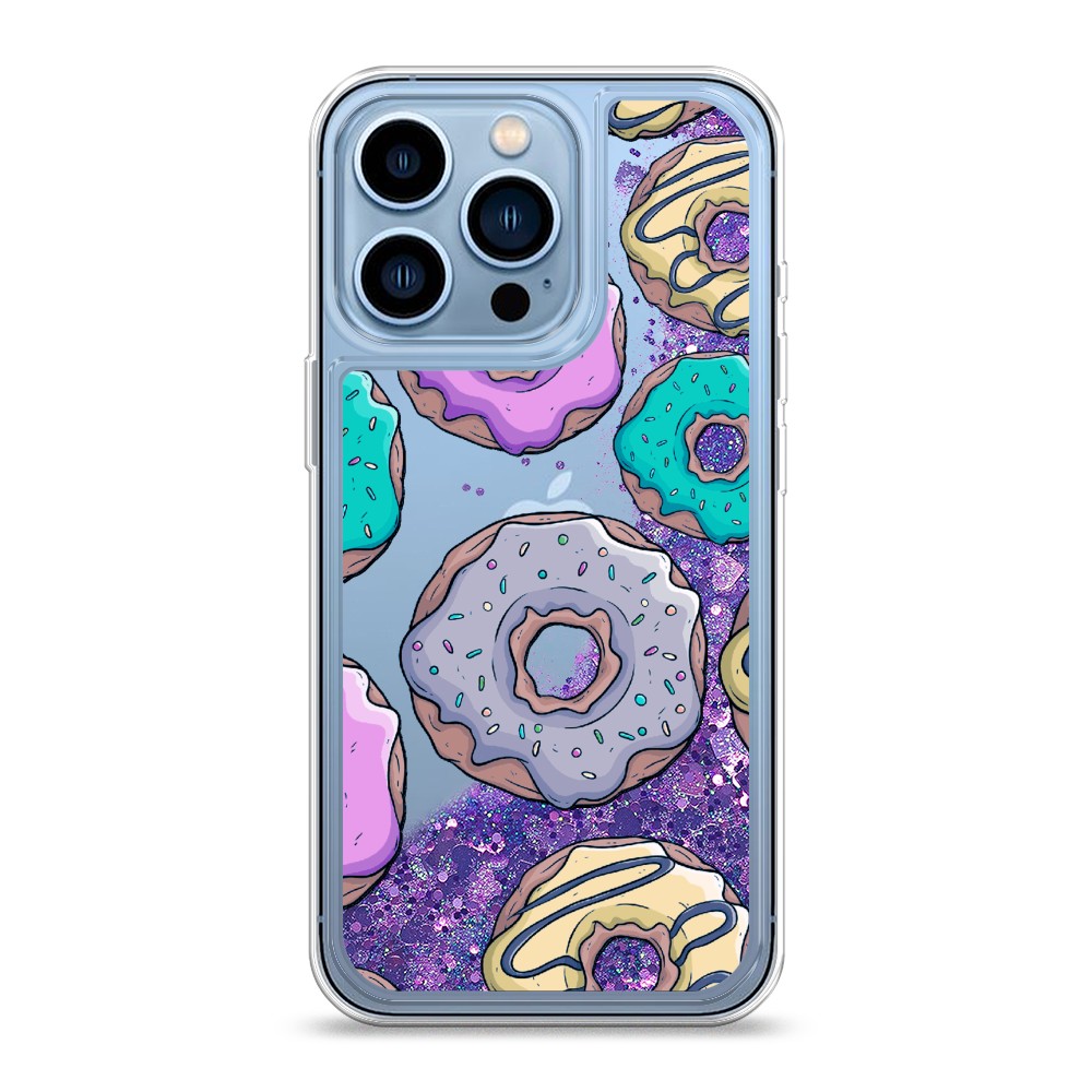 

Чехол Awog на Apple iPhone 13 Pro / Айфон 13 Pro "Разноцветные пончики в глазури 2", Разноцветный, 14392-1