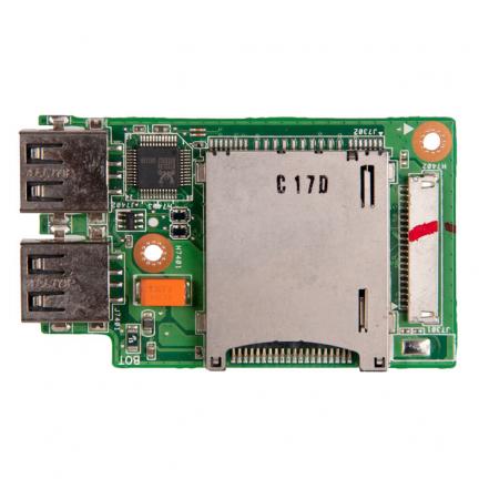 

Плата расширения G53SW CARD READER Rev:2.0 для ноутбука Asus G53S (плата картридера и порт