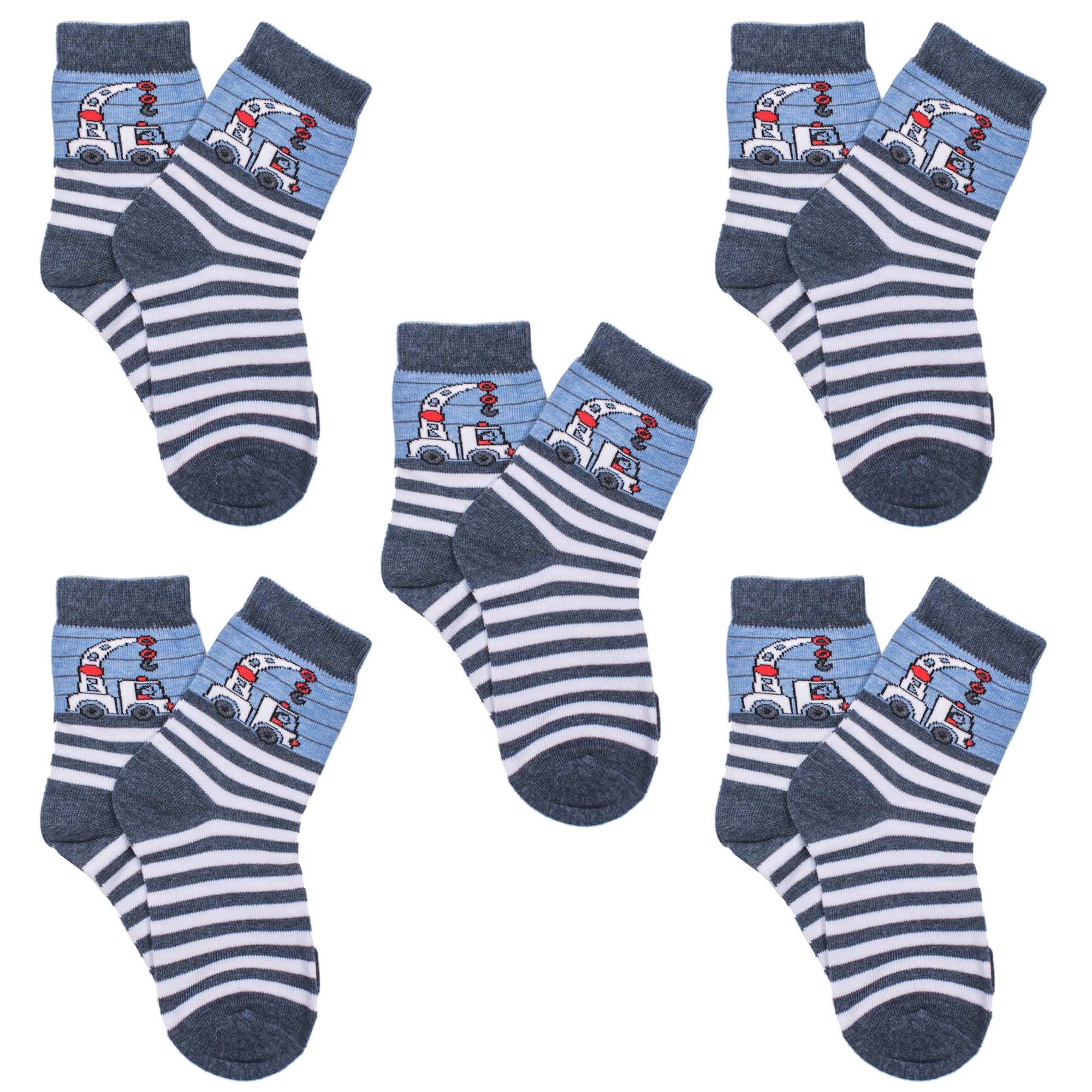 

Носки для мальчиков Rusocks 5-Д-86_рис. 02 цв. синий; белый р. 26-28, 5-Д-86