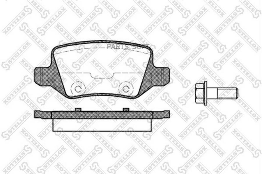 

Тормозные колодки Stellox 829000SX