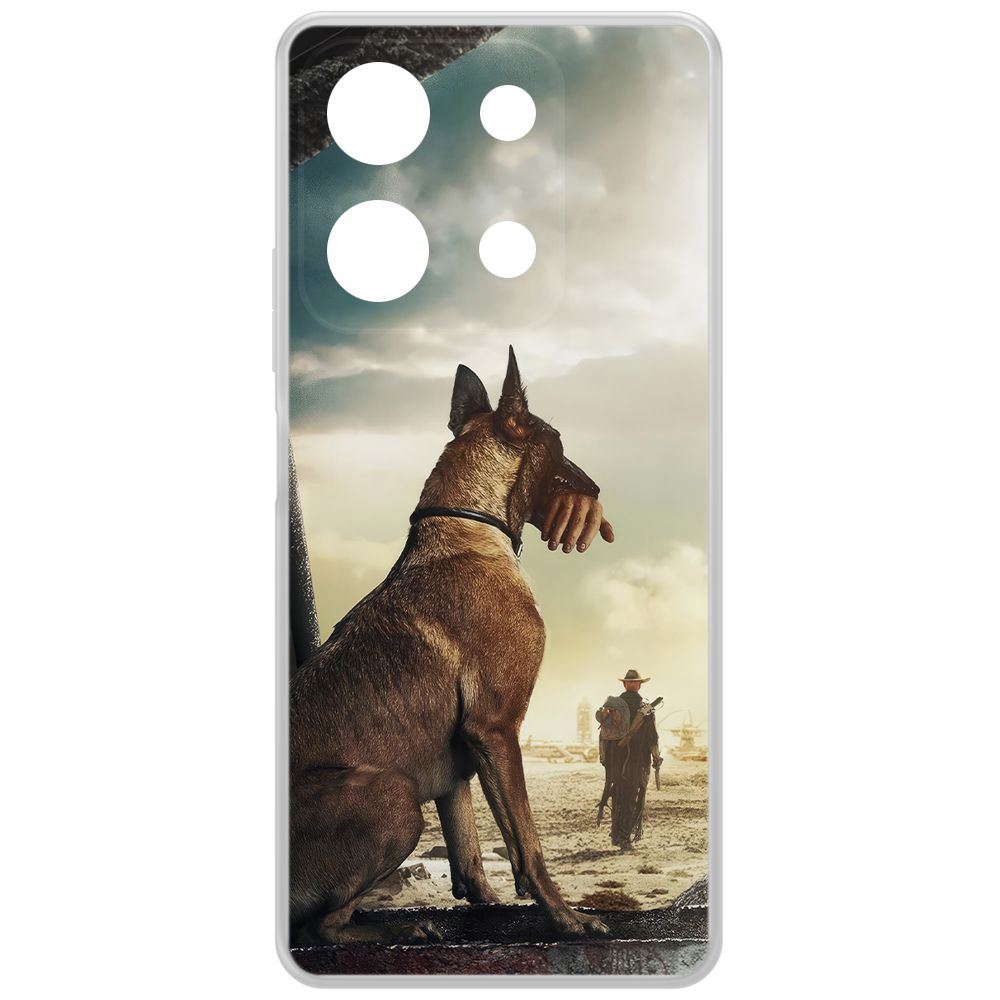 

Чехол-накладка Krutoff Clear Case Фоллаут (Fallout) - Псина для INFINIX Note 30