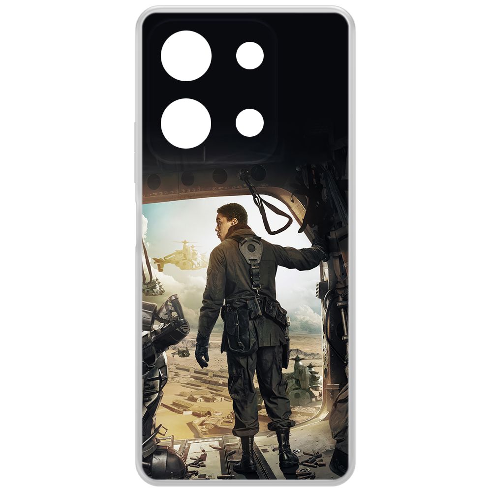 

Чехол-накладка Krutoff Clear Case Фоллаут (Fallout) - Аарон для INFINIX Note 30, Прозрачный