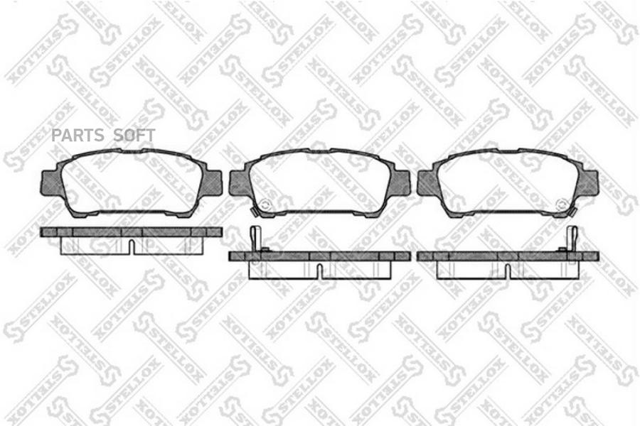 

Тормозные колодки Stellox 831002SX