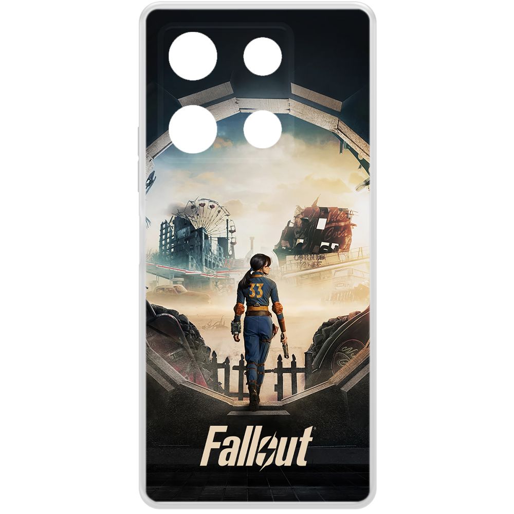 

Чехол-накладка Krutoff Clear Case Фоллаут (Fallout) - Убежище 33 для INFINIX Note 30 Pro