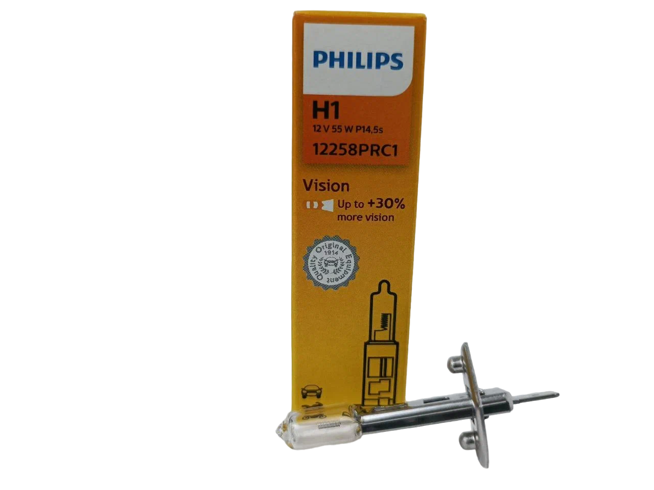 Лампа автомобильная галогенная Philips Vision H1 12V 55W 1 шт.