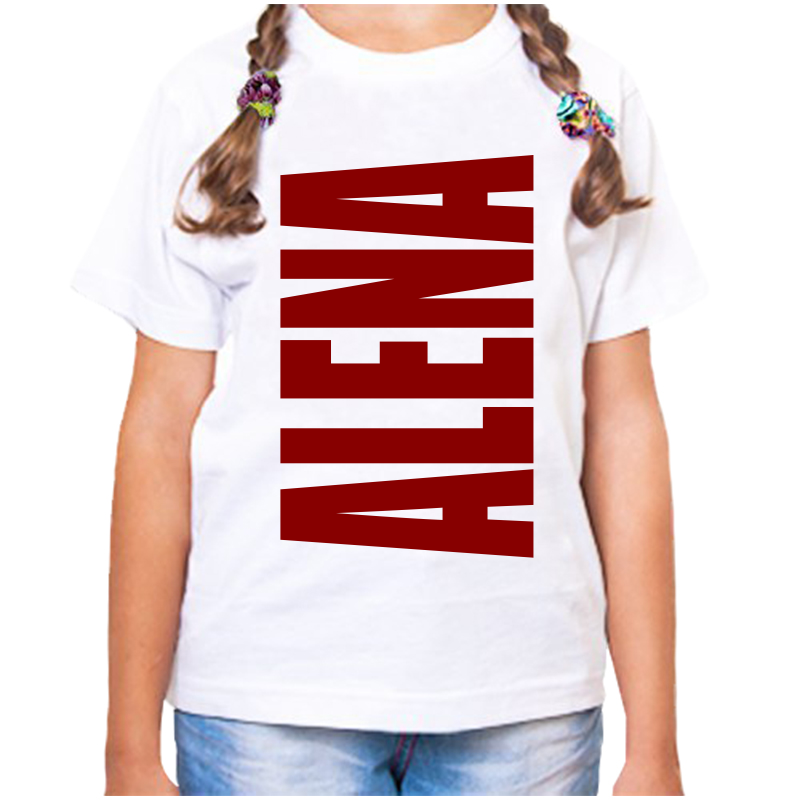 

Футболка девочке белая 24 р-р алена, Белый, fdd_Alena