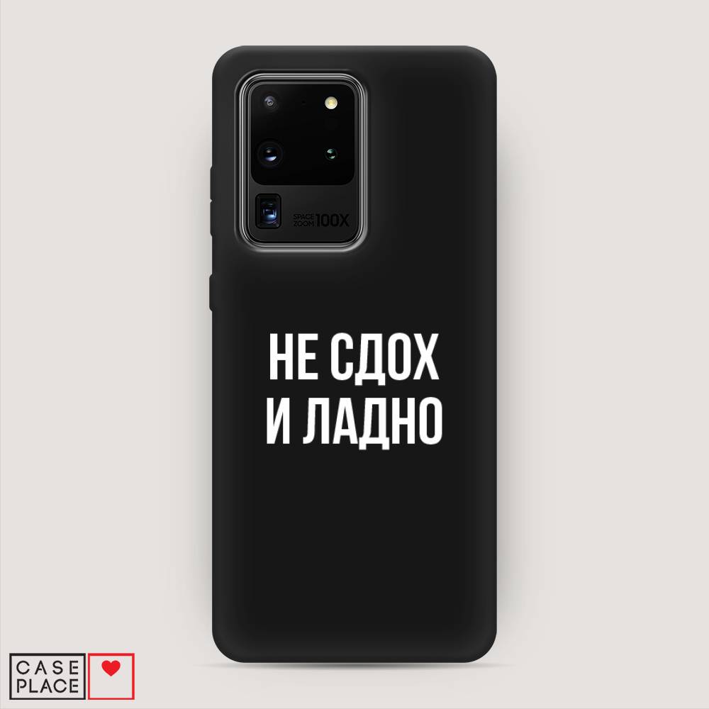 

Чехол Awog на Samsung Galaxy S20 Ultra "Не сдох и ладно", Разноцветный, 29452-1