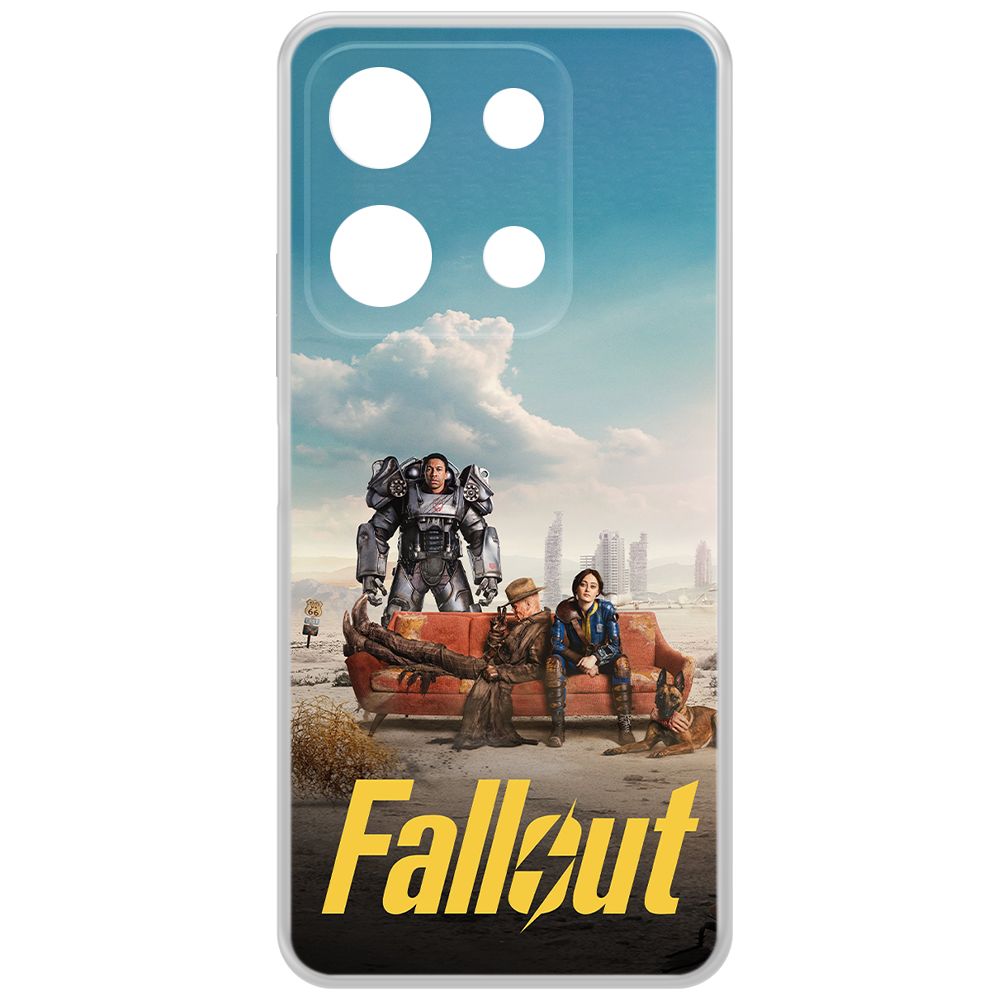 

Чехол-накладка Krutoff Clear Case Фоллаут (Fallout) - Постер для INFINIX Note 30i