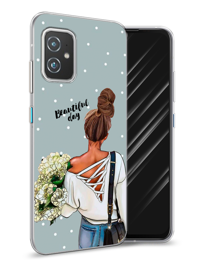 

Чехол Awog на Asus ZenFone 8 "Beautiful day", Голубой;коричневый;бежевый, 44450-6