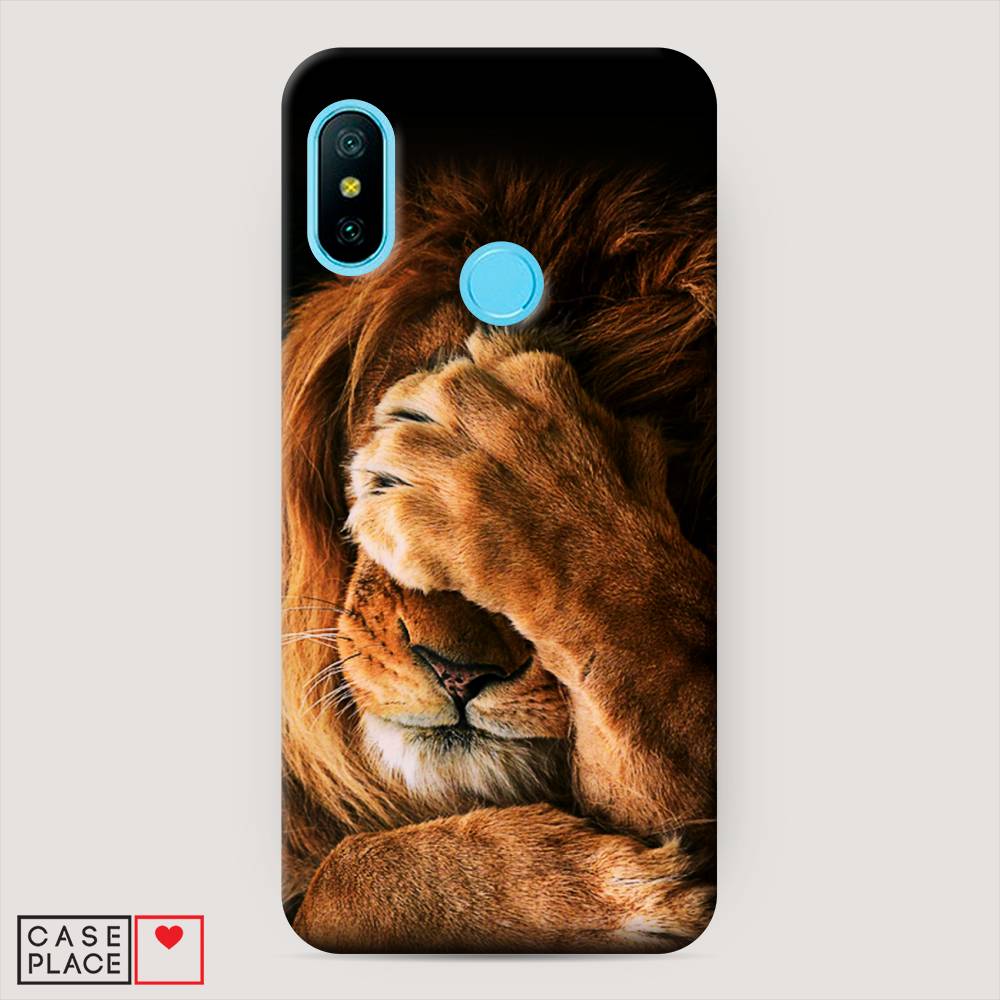 

Пластиковый чехол "Львиный стыд" на Xiaomi Mi A2 Lite, 34220-1