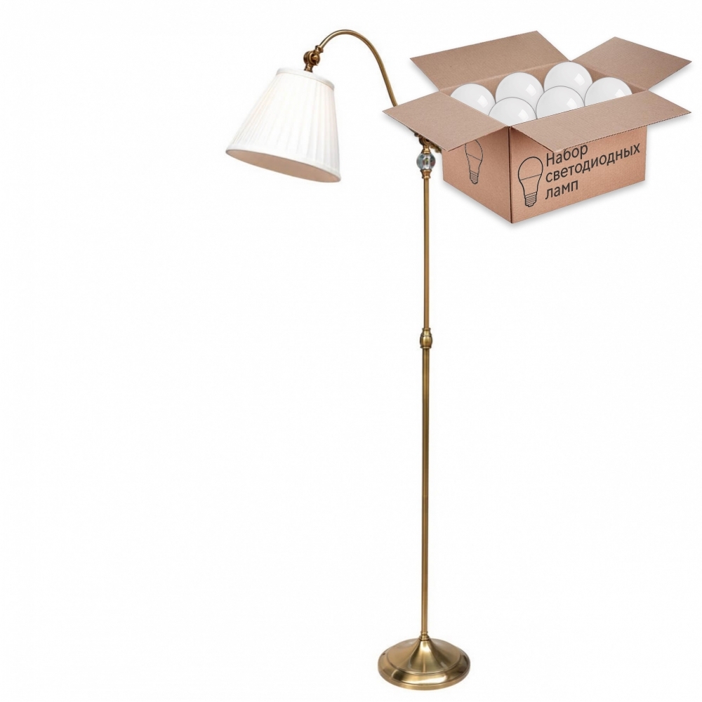 

Торшер Arte Lamp Seville A1509PN-1PB+Lamps