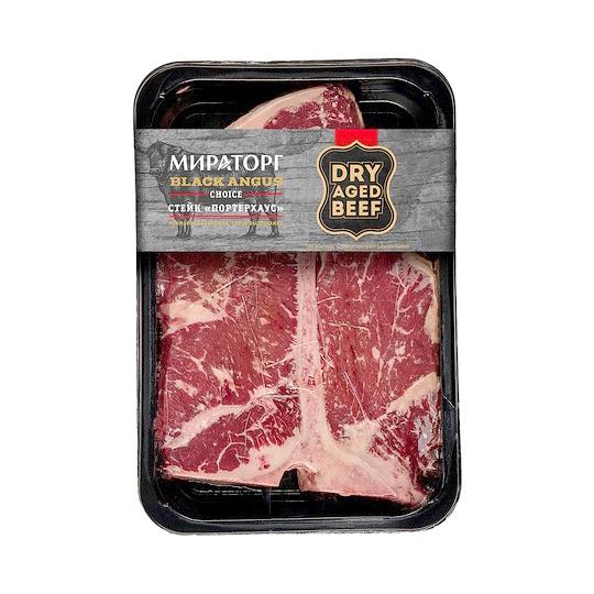 фото Стейк из говядины без кости мираторг dry aged портерхаус охлажденный