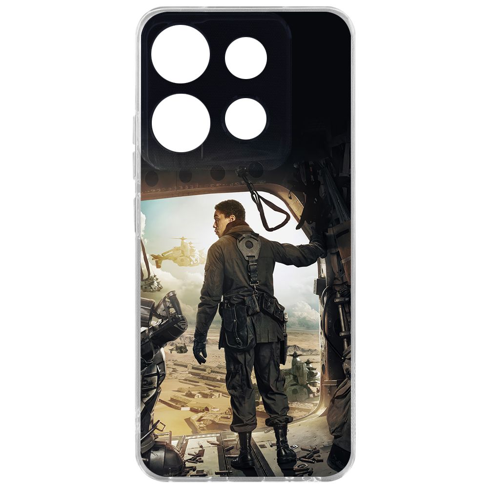 

Чехол-накладка Krutoff Clear Case Фоллаут (Fallout) - Аарон для INFINIX Smart 7