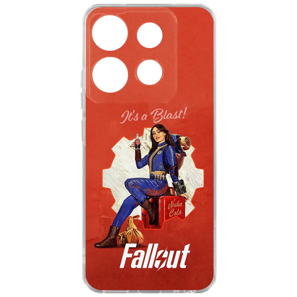 

Чехол-накладка Krutoff Clear Case Фоллаут (Fallout) - Это взрыв! для INFINIX Smart 7
