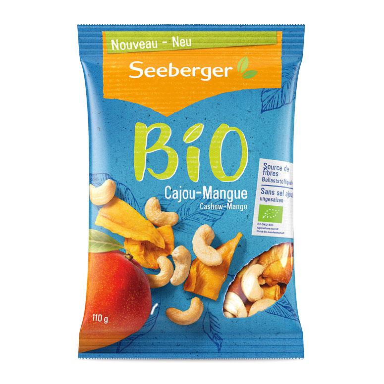 Фруктово-ореховая смесь Seeberger Bio жареный кешью и манго 110 г