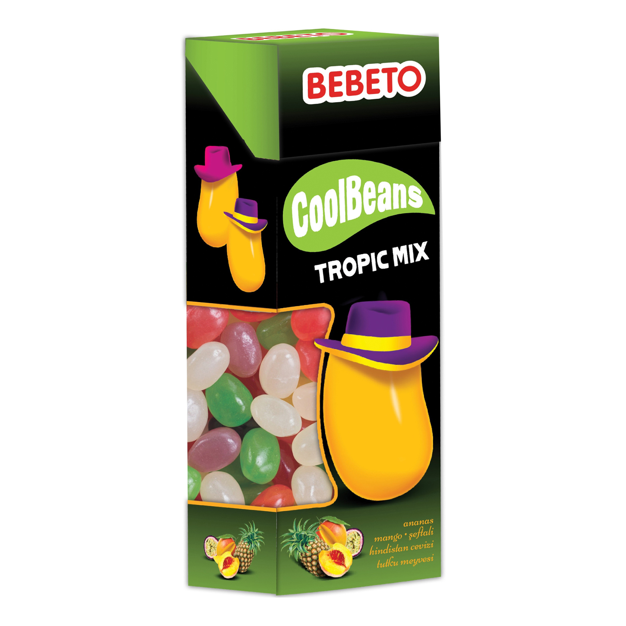 

Мармелад Bebeto Tropic mix жевательный 30 г