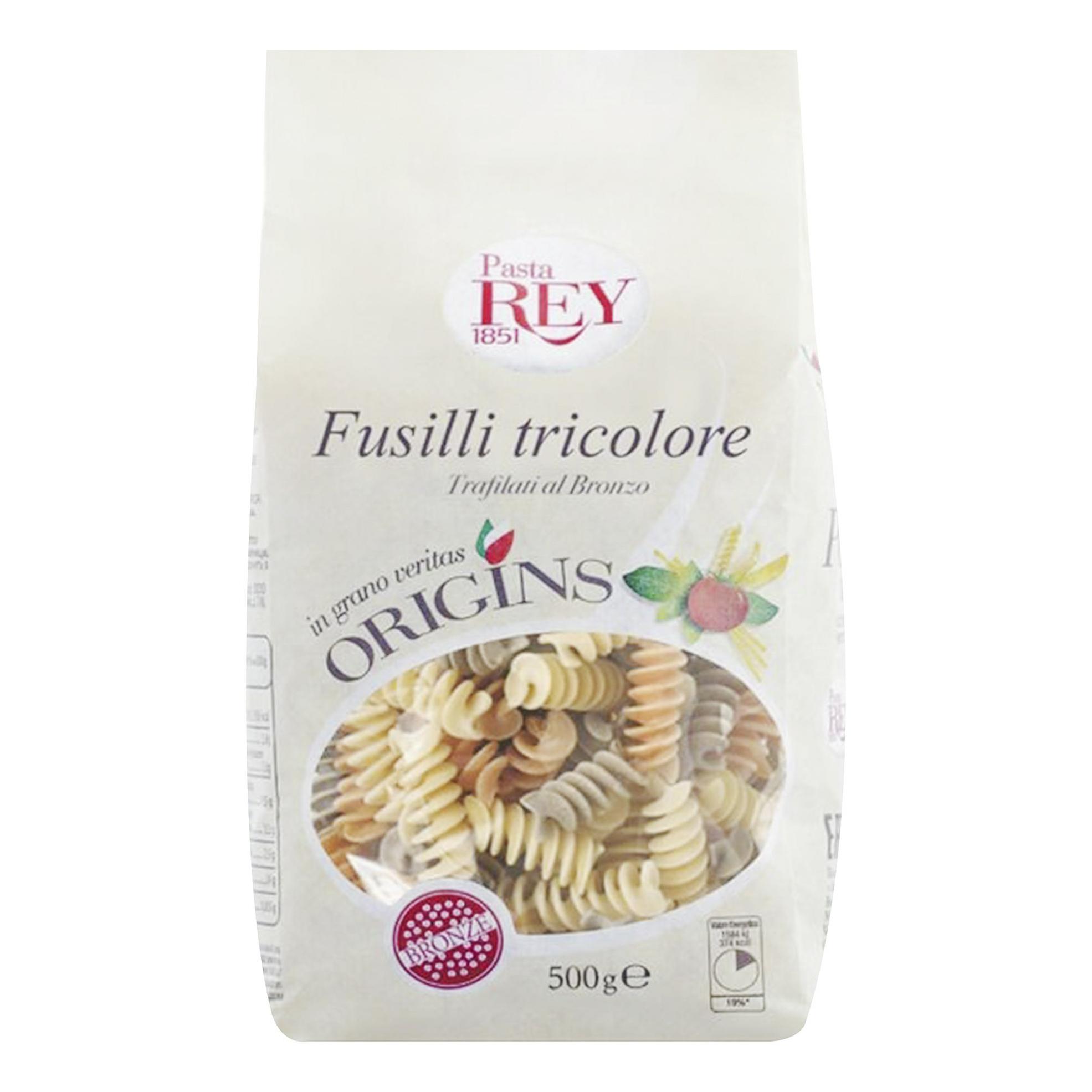 

Макаронные изделия Pasta Rey Fusilli Tricolore 500 г