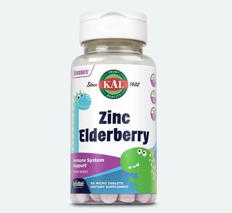 Цинк для детей KAL Zinc Elderberry ActivMelt 90 капсулы 5 мг