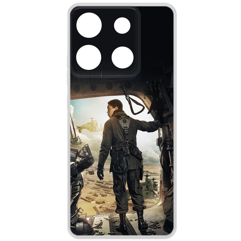 

Чехол-накладка Krutoff Clear Case Фоллаут (Fallout) - Аарон для INFINIX Smart 7 Plus, Прозрачный