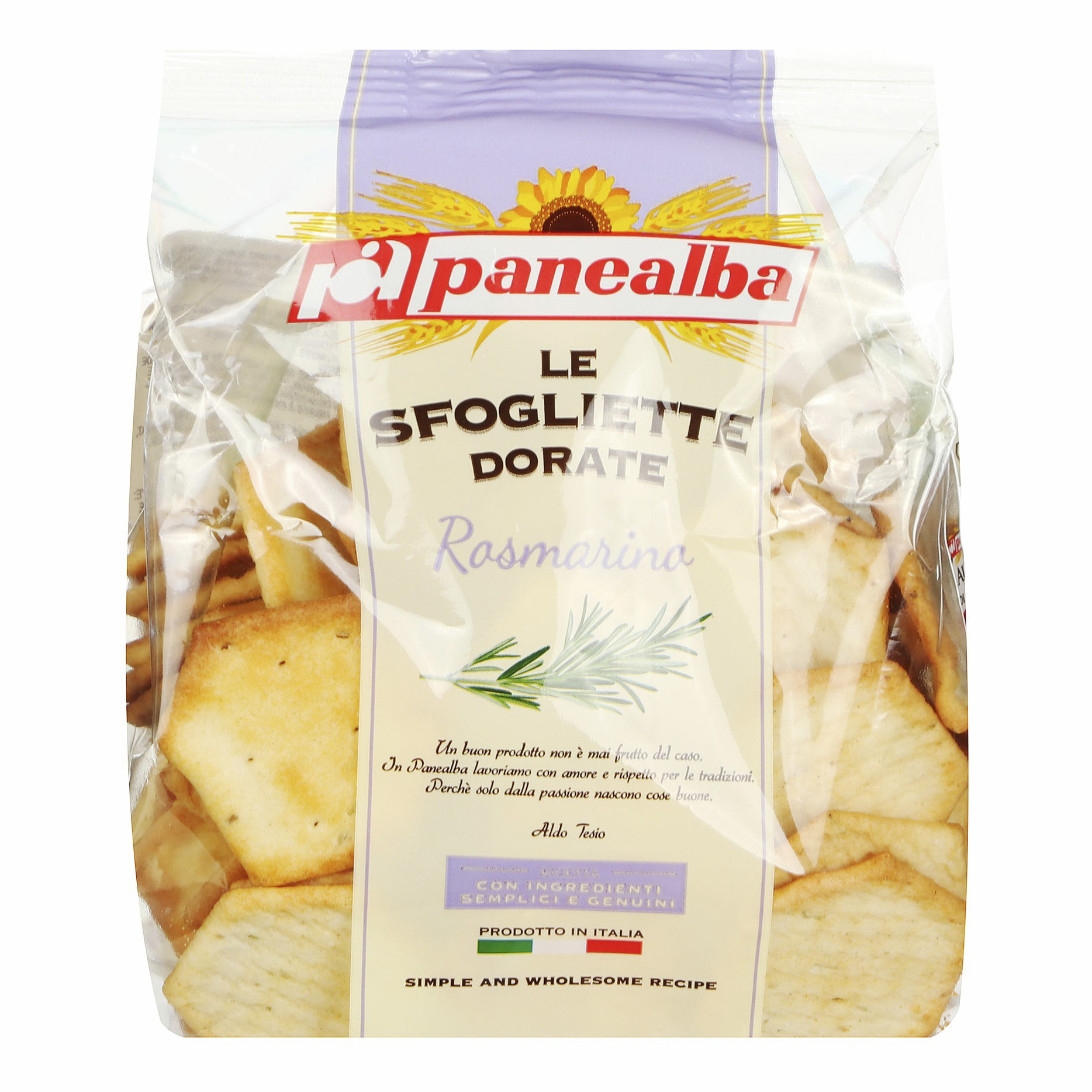Печенье Panealba пшеничное с розмарином 180 г