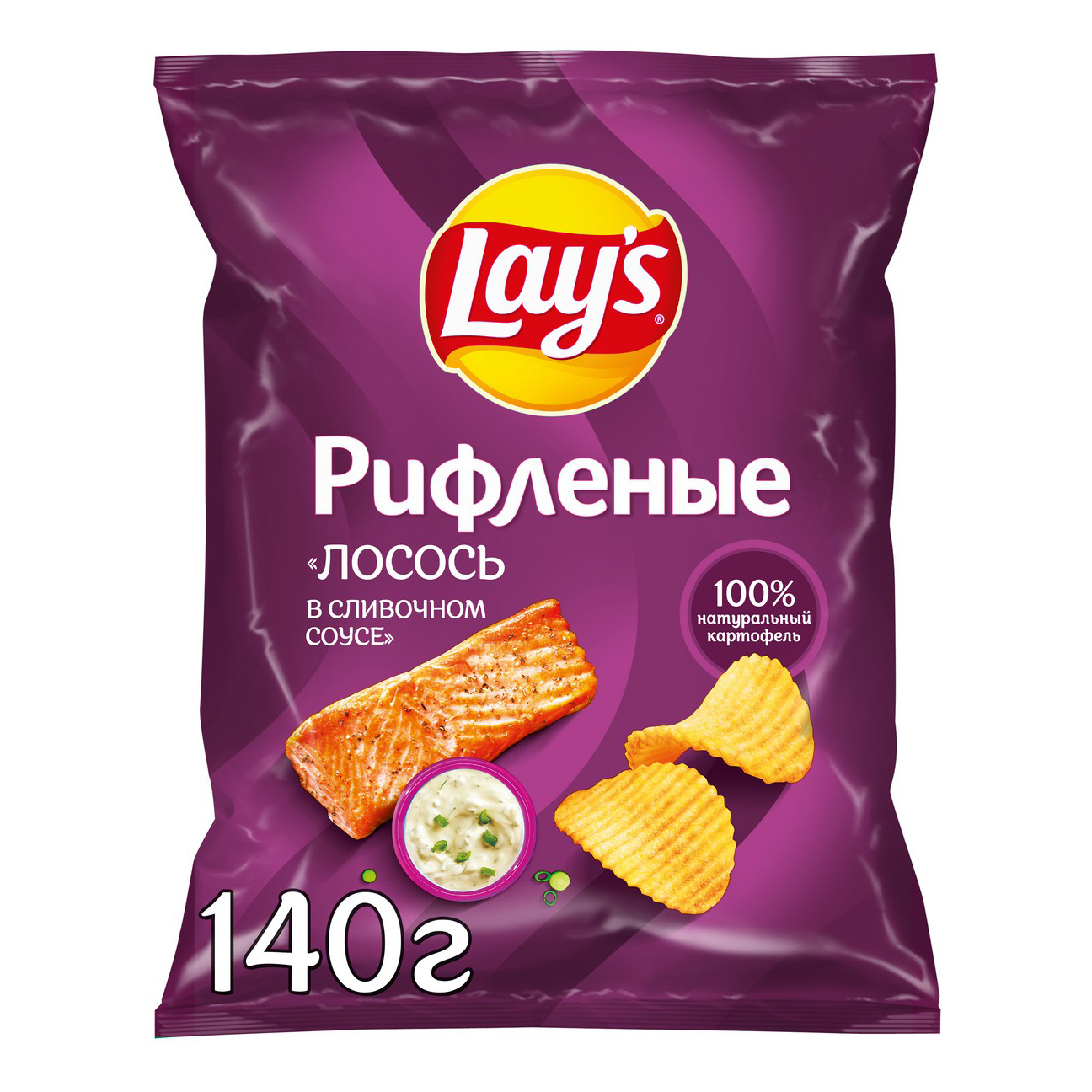 Чипсы картофельные Lay's лосось 140 г