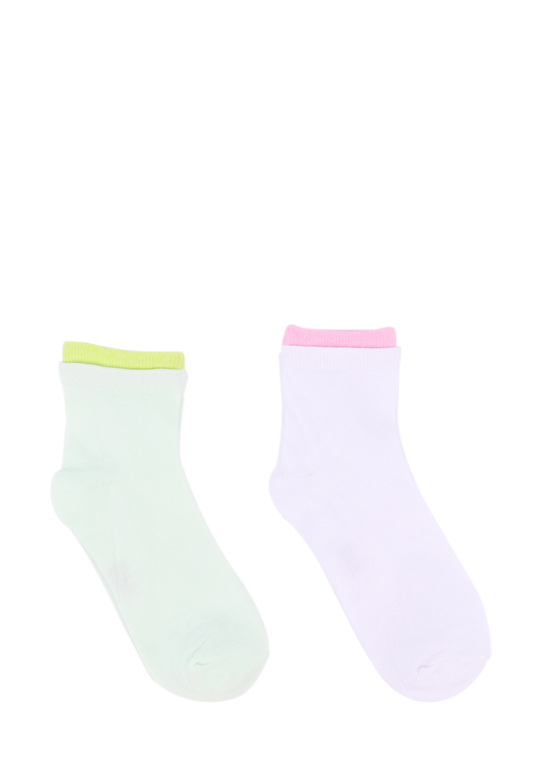 Комплект носков женских Daniele Patrici 218322 белых, зеленых 36-41