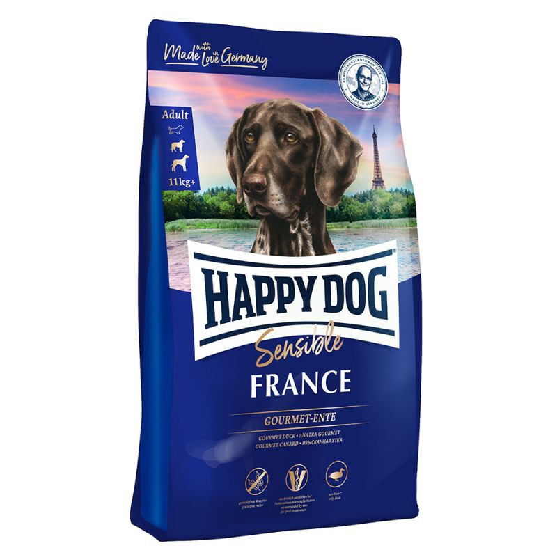 фото Сухой корм для собак happy dog supreme sensible france, утка, картофель, 4кг