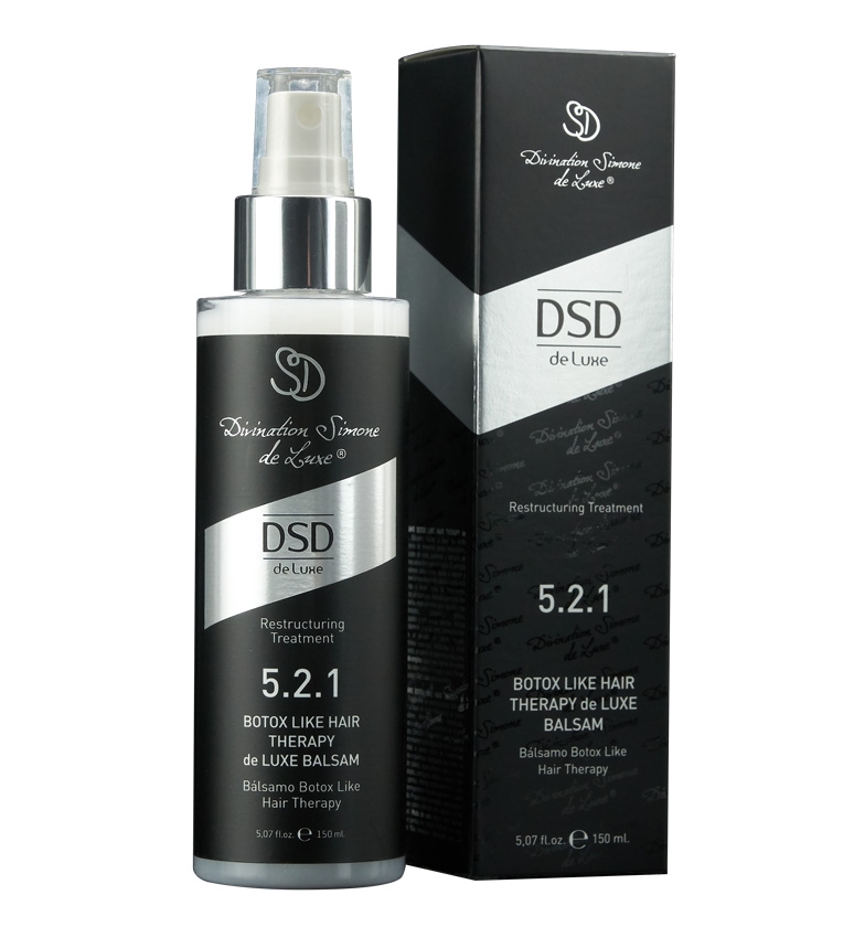 Бальзам DSD De Luxe Botox Hair Therapy de Luxe BALSAM №5.2.1, 150 мл согревающий бальзам warme balsam