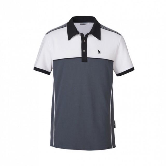 

Поло White/Gray, 95% Cotton, 5% Elastane Black Falcon PO-9006-18-L