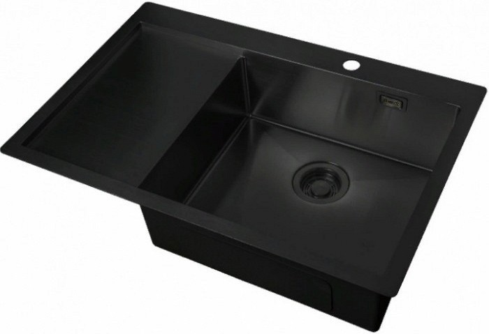 фото Мойка кухонная zorg light zl r 780510-r grafit