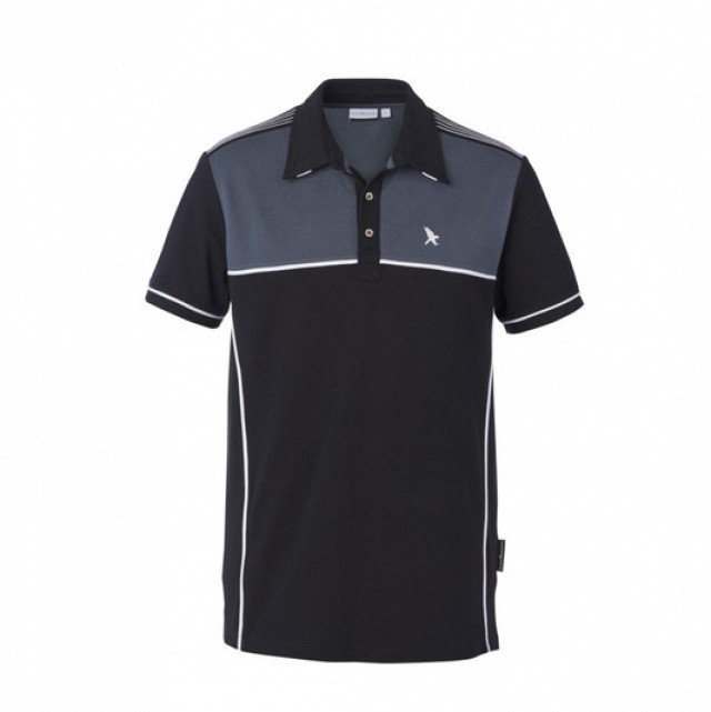 

Поло Black/Gray, 95% Cotton, 5% Elastane Black Falcon PO-9005-18-XL