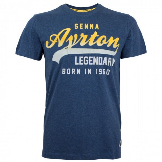 

Футболка Ayrton Senna Vintage (синий) р-р L Racing Legends ASV-17-100_L