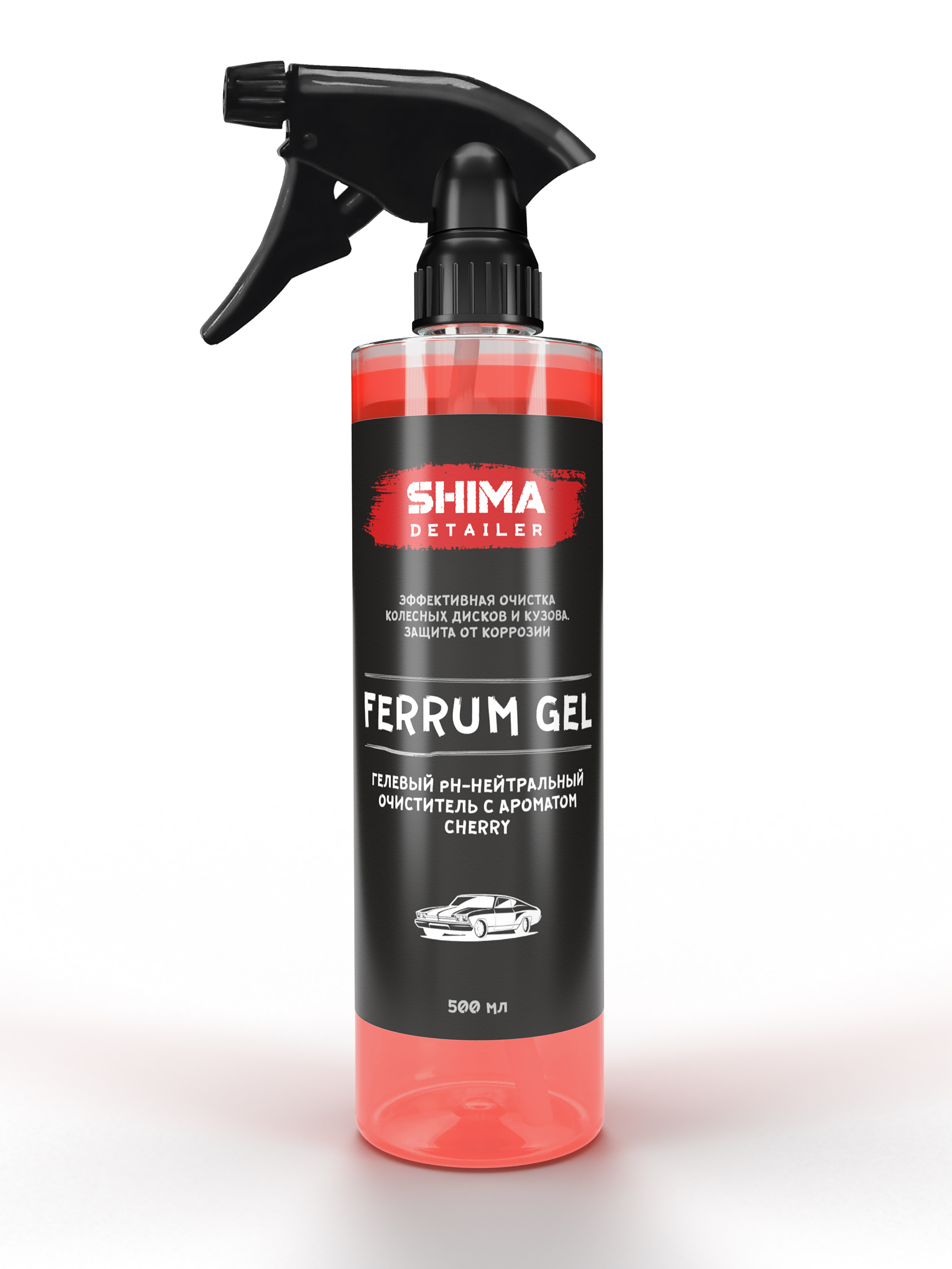 фото Очиститель дисков shima detailer ferrum gel 0,5 л