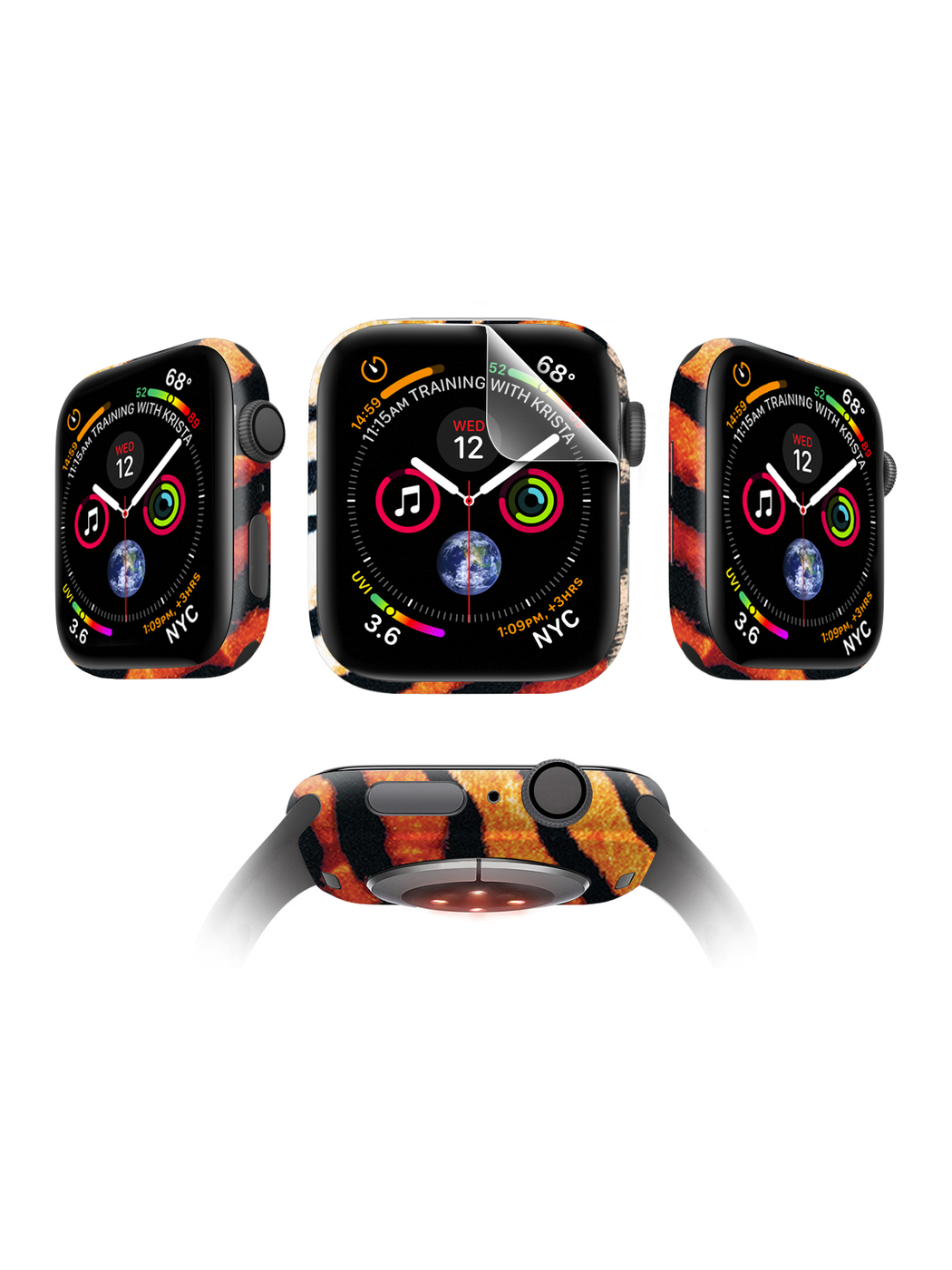 

Защитная пленка MOCOLL для Apple Watch 40mm Glossy (4шт) Амурский тигр